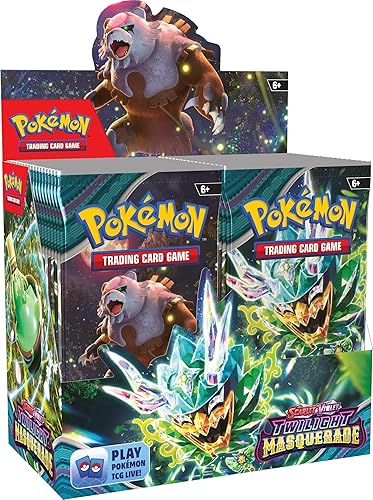Pokémon TCG: Scarlet & Violet, Collectible cards Twilight Masquerade Booster Display Box (36 Boosters) - 36 Boosters