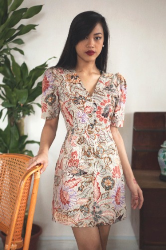 Irina button-up dress in Terra Kediri | S