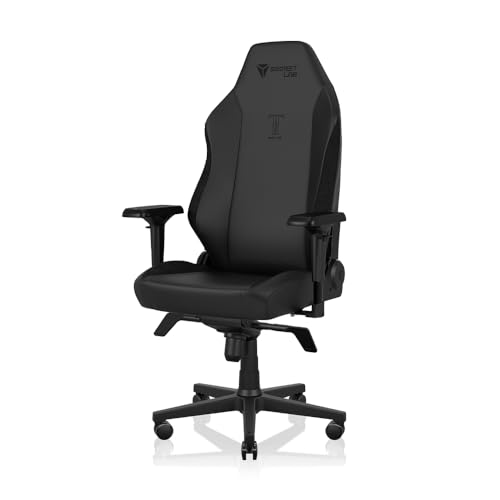 Secretlab Titan Evo Lite in Black Prime 2.0 Leatherette Gaming Chair - Reclining - Ergonomic & Heavy Duty Computer Chair with 4D Armrests & Lumbar Support - Black - Black - Regular