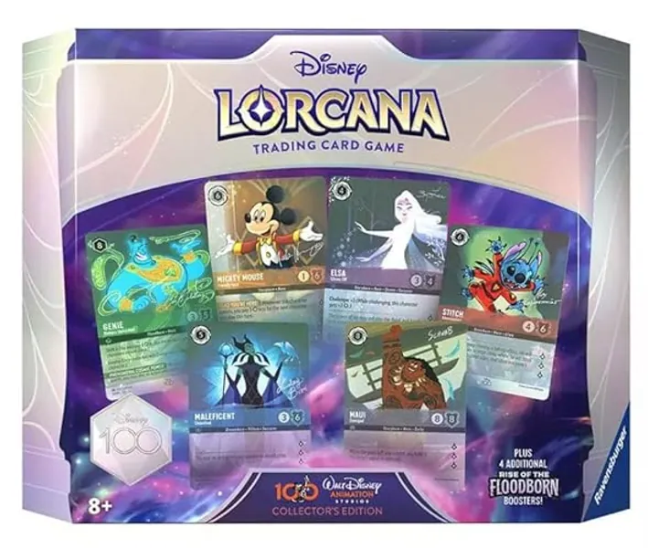 Ravensburger Disney Lorcana: D100 Collector's Edition TCG Gift Set for Ages 8 and Up