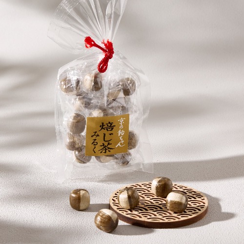 Kinchaku Hojicha Milk Candy