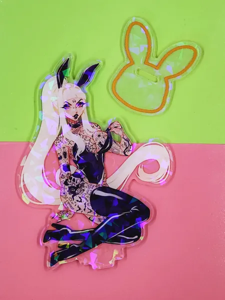 Tattoo Bunny Acrylic Stand / Standee | Playboy Bunny babe | Bunny girl Figure