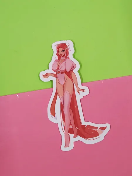 Sylphine Eladrin Elf sticker | Harlorts4Hire