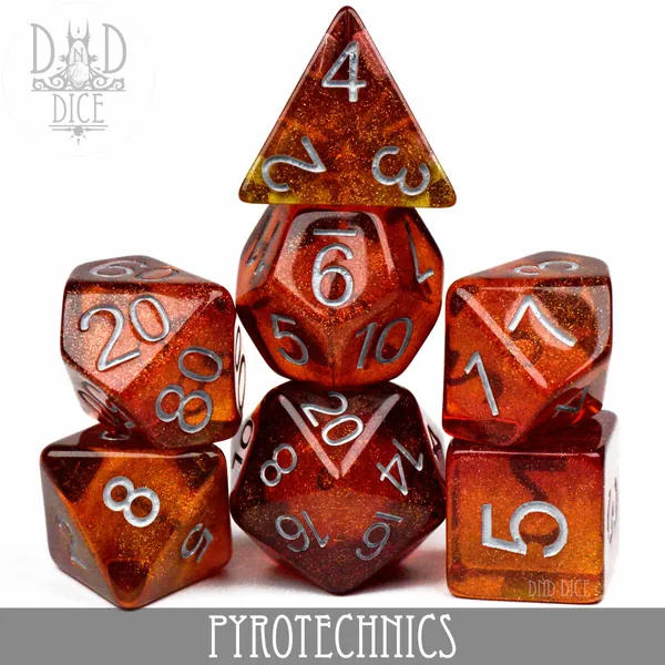 Pyrotechnics Dice Set