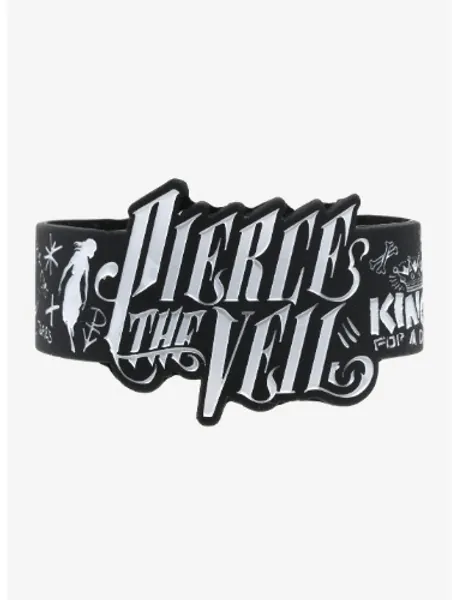 Pierce The Veil Icons & Doodles Rubber Bracelet | Hot Topic