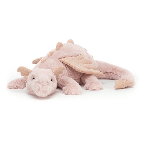 Jellycat Rose Dragon Huge 66cm | Default Title