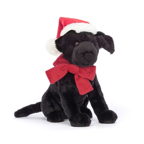 Jellycat Winter Warmer Pippa Black Labrador 22cm | Default Title