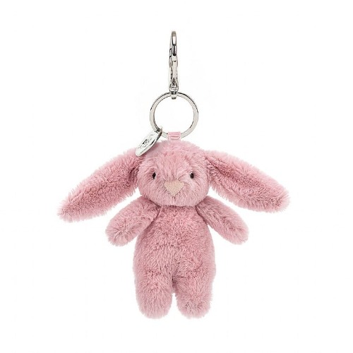 Jellycat Bag Charm Bashful Bunny tulip 8cm | Default Title