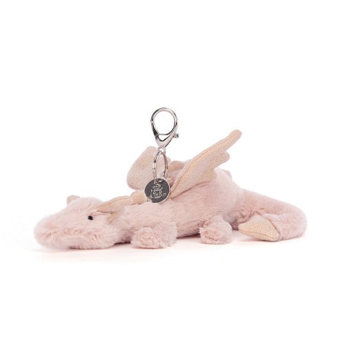 Jellycat Bag Charm Rose Dragon | Default Title