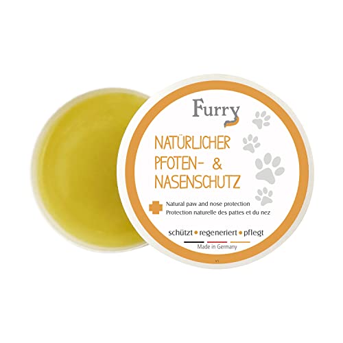 Furry natürlicher Pfotenschutz & Nasenschutz I 120ml I Hunde & Katzen, Made in Germany, Pfotenbalsam