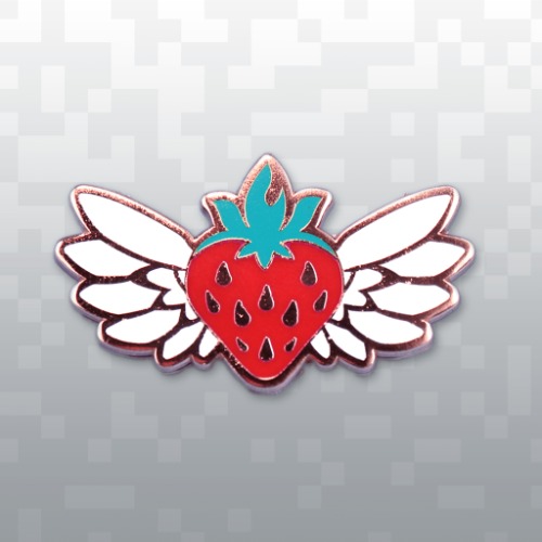 Flying Strawberry Pin 