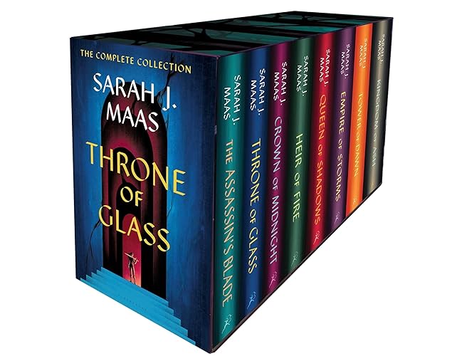 The Throne of Glass Series Books 1 - 8 Set by Sarah J Maas