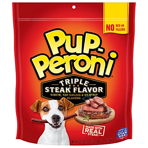 Pup-Peroni Triple Steak Flavored Dog Treats, 22.5 Ounce - Triple Steak - 22.5 Ounce