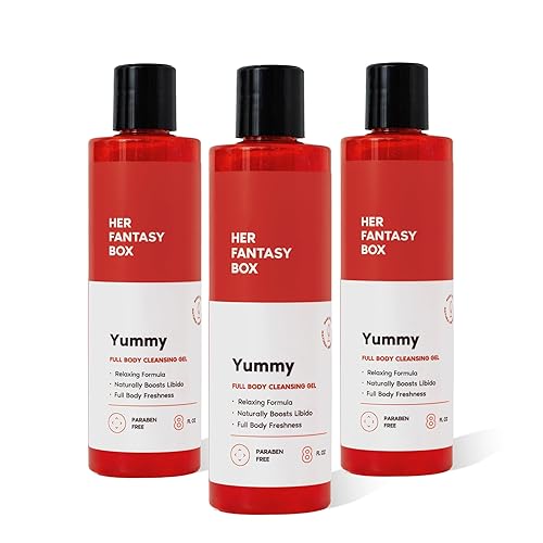 Her Fantasy Box Yummy Vegan Feminine Shower Gel - 3 Pack