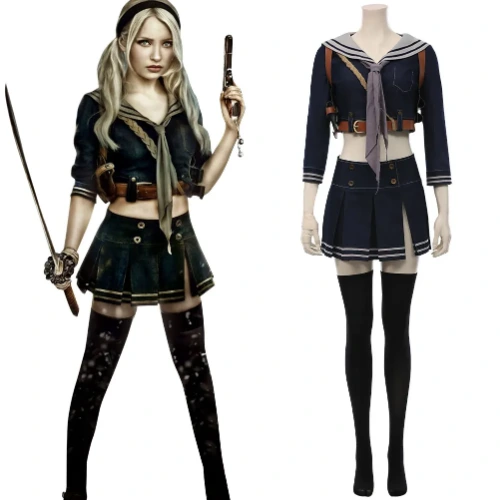 Sucker Cosplay Punch Baby Doll Cosplay Costume Women Uniform Skirt Outfits Halloween Carnival Suit Women Autumn Dress - AliExpress 200000532