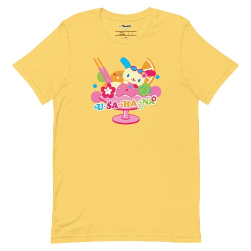 U*SA*HA*NA Fruit Sundae Tee - Yellow / L