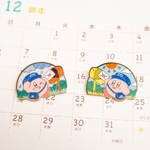 Postie Poyo Hard Enamel Pins - Set / [B Grade] / Simple Rubber Back