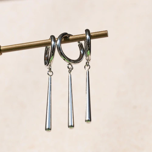 Zoro earrings,Zoro COS,Anime Jewelry Cosplay Dangle Jewelry,Manga Merch Gifts,Zoro Cosplay Earrings Set,non-pierced clips or pierced hooks 