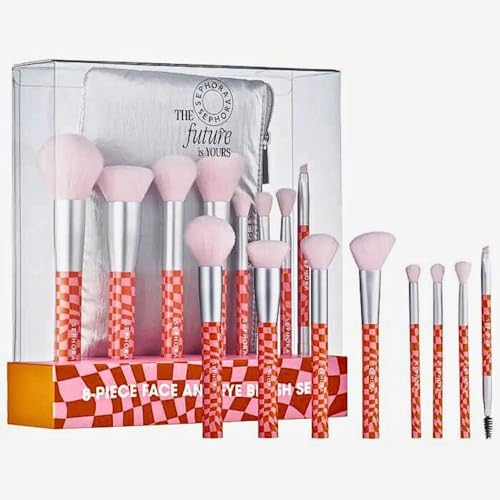 SEPHORA COLLECTION 8-Piece Face and Eye Brush Set