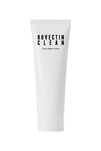 ROVECTIN Clean Lotus Water Cream- Gentle and Calming Vegan Moisturizer For Oily, Dry, All Skin | 75% Lotus Water Extract For Skin Purifying, Anti-Aging | Korean Skincare (2.1 fl.oz, 60ml) - 1