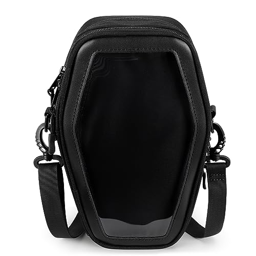 STEAMEDBUN Ita Bag Coffin Purse Bag with Insert Gothic Crossbody Bag - Black