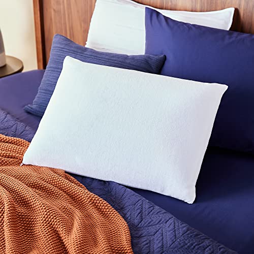 Sleep Innovations Classic Memory Foam Pillow, Standard Size, Head and Neck Alignment, Side, Stomach, and Back Sleepers, Medium Support - Queen (Pack of 1) 1