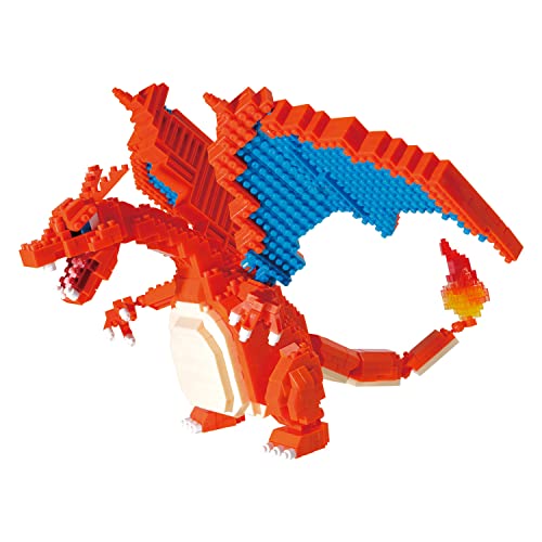 nanoblock - Pokémon - Charizard Deluxe Edition, Pokémon Series Building Kit, Ages 15+, 770 pieces - Charizard (Deluxe Edition)