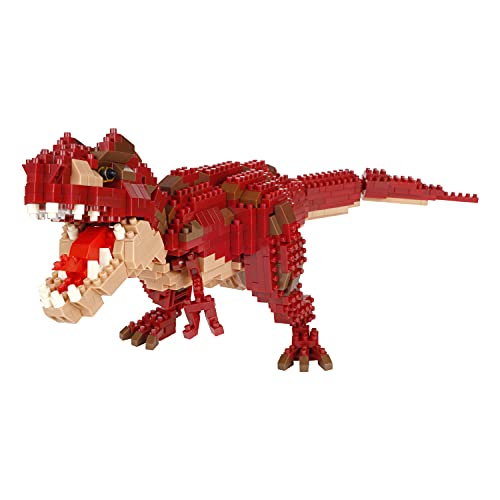 nanoblock - Dinosaur Deluxe Edition Tyrannosaurus Rex, [Dinosaurs], Advanced Hobby Series Building Kit - Dinosaurs - Tyrannosaurus Rex Dx