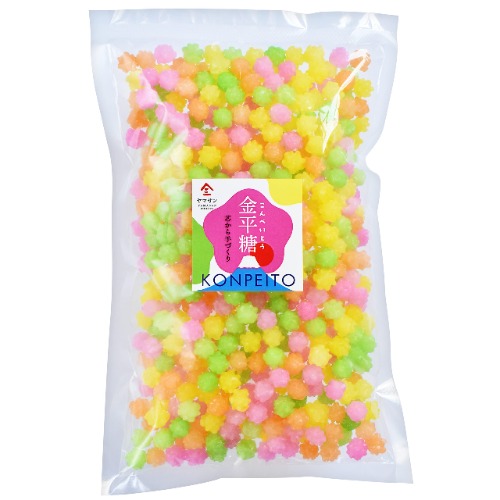 Konpeito Japanese Sugar Candy - Big bag 500g ,Colorful Colors,Handmade from the sugar core【YAMASAN】 - 