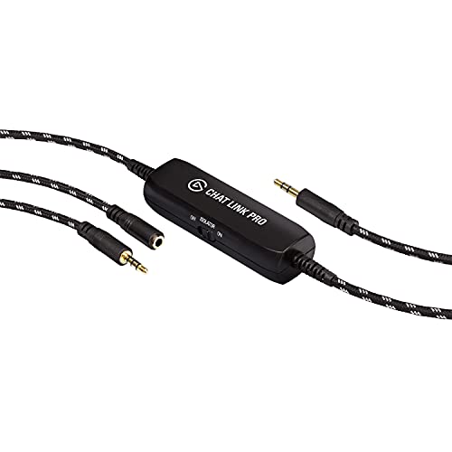 Elgato Chat Link Pro - Audio Adapter, for PS5, PS4, Nintendo Switch, Capture Voice Chat, Gameplay Sound, Extra Long Cable - Accessories - Chat Link Pro