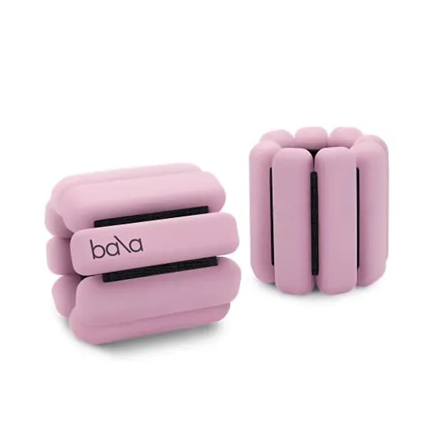 
                            Bala Bangles - Set of 2 (1lb & 2lb) | Adjustable Wearable Wrist & Ankle Weights | Yoga, Dance, Barre, Pilates, Cardio, Aerobics, Walking
                        