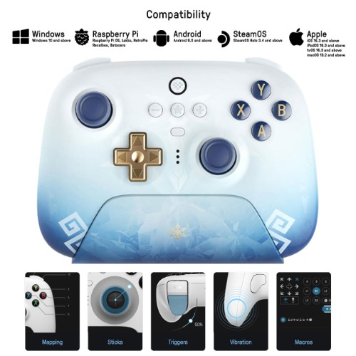 8Bitdo Genshin Impact Ultimate 2.4G Wireless Controller - Chongyun | Default Title