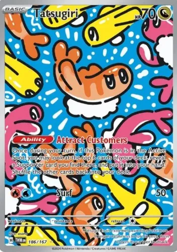 Tatsugiri AR card for the collection