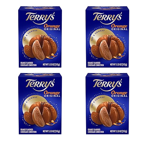 Terry's Milk Chocolate Oranges - Pack of 4-5.53oz - Holiday Classic Milk Chocolate Orange