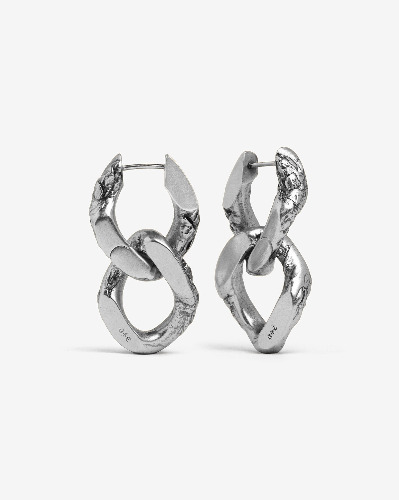 Dungeon Chain Earrings | Silver