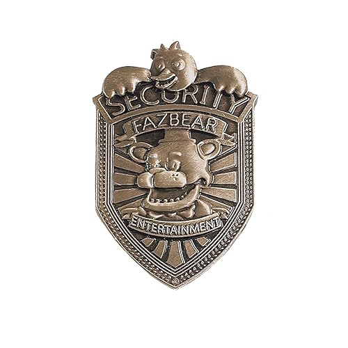 Xinchangda FNAF Anstecknadel Fazbear Entertainment 6,3 cm Security Badge Metall Pin