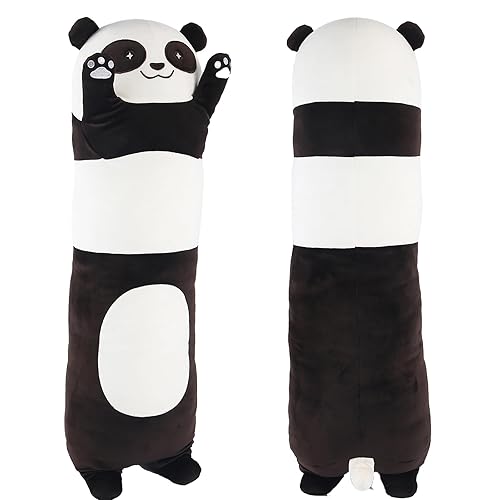36" Cute Giant Panda Bear Plush Soft Hugging Body Pillow Plushies,Large Panda Stuffed Animals Toy Doll Gift for Kids Girls and Boys, Halloween, Christmas, Thanksgiving, Birthdays - Panda - 36 inch
