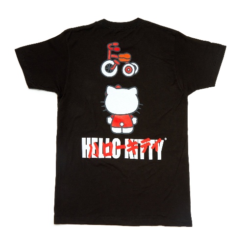 Hello Kitty Sanrio Original Tricycle Tee (Black) | BLACK / M