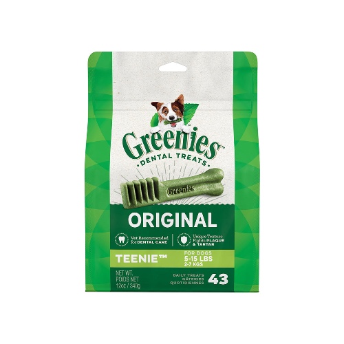 Greenies Dental Chews Dog Treats | Teenie / 12 oz Bag