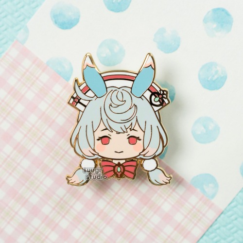 Genshin Impact Wriothesley & Sigewinne Fontaine Hard Enamel Pin - Sigewinne / [A Grade] / Simple Rubber Back