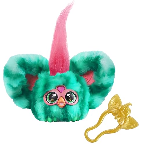 Furby Furblets Mello-Nee Mini Friend, 45+ Sounds, Summer Chill Music & Furbish Phrases, Electronic Plush Toys for Girls & Boys 6 Years & Up, Watermelon Red & Green - Mello-Nee (Summer Chill Music)