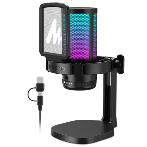 MAONO DGM20 RGB USB MICROPHONE GAMING MIC