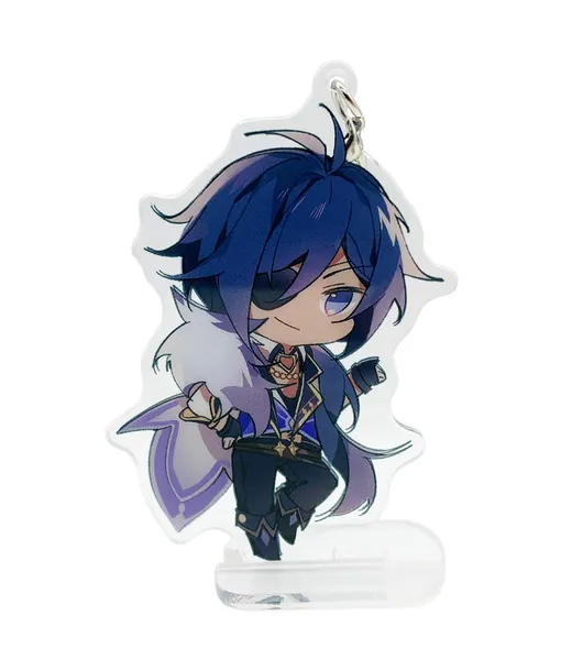 YJacuing Genshin Impact Cute Acrylic Keychain Figure