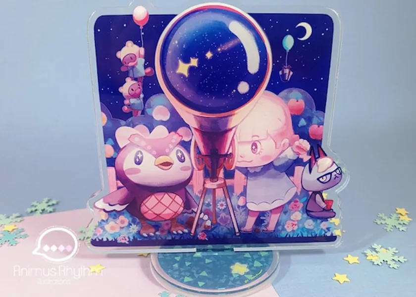 Animal Crossing New Horizon 4 Double Sided Acrylic | Etsy