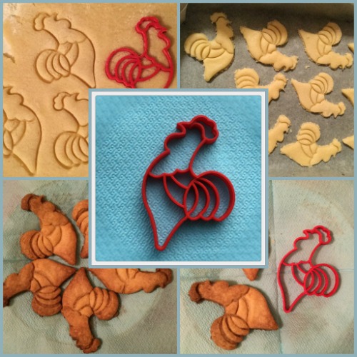 Rooster Cookie Cutter | Chicken | Fun Cookie Cutter | Fowl | Chicken Nuggets | Farm Animal | Farmer | Rural - 4.5 Inch