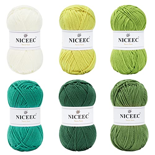Green Yarn 6pk