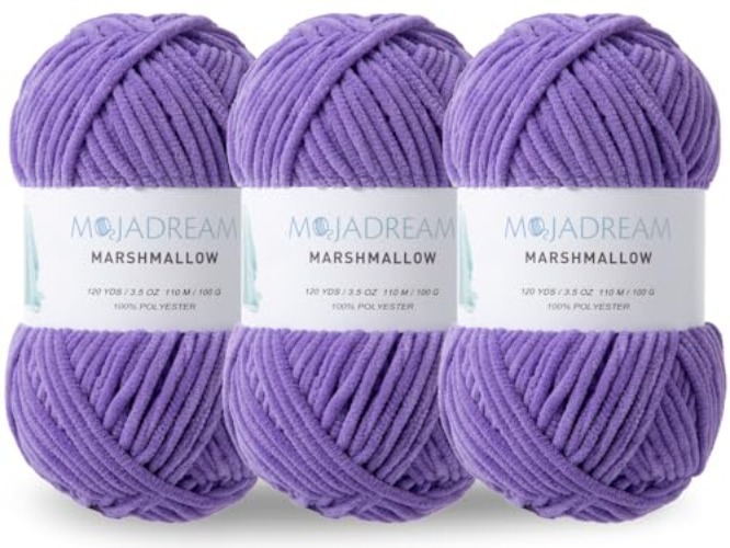 Chenille Yarn Purple