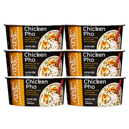 Snapdragon Chicken Pho Instant Noodle Bowls | 2.1 oz (6 Pack) - Chicken