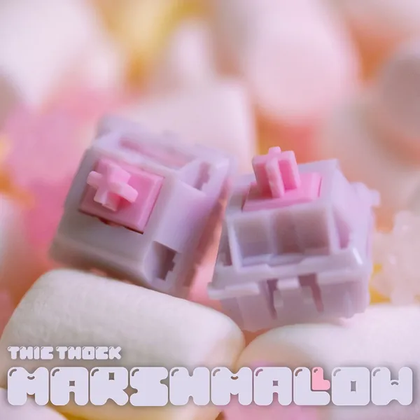 [In Stock] Thic Thock Marshmallow Linear Switch | 110pcs