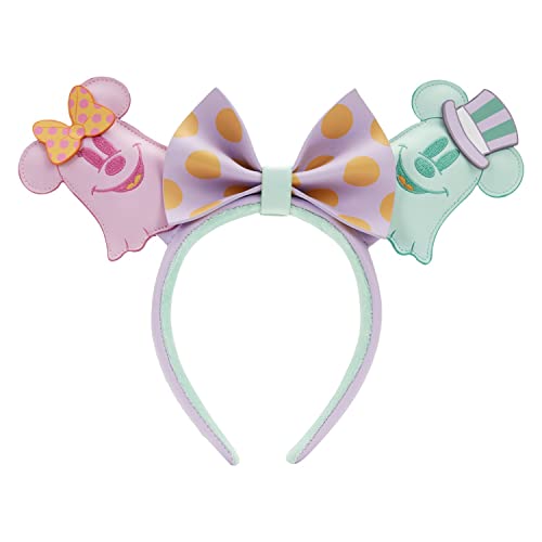 Loungefly Disney Pastel Ghost Minnie and Mickey Ears Headband